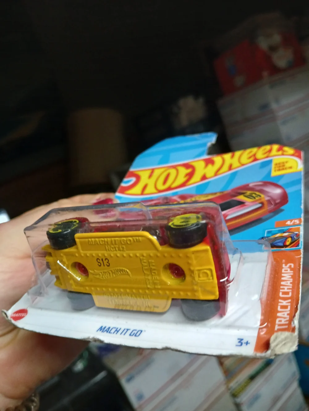 Hot Wheels bright red